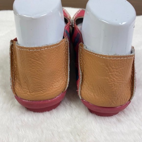 Women's Leather Loafers Bright Color‎ Casual Flower Printed Slip On Flats, EU 40 - Picture 8 of 12